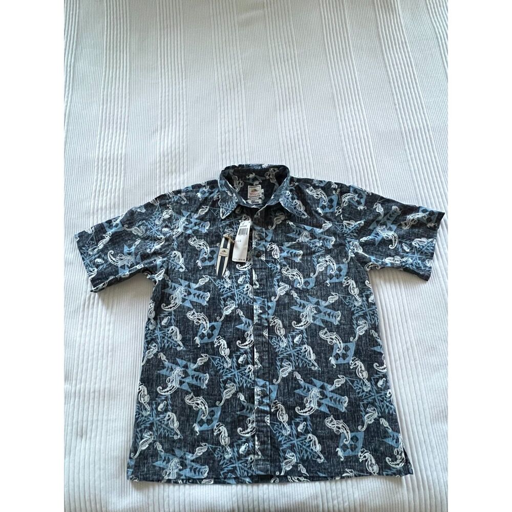 Men's Blue Pendleton Aloha Shirt - Large - New with Tags